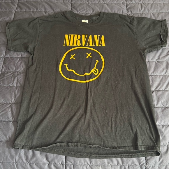 Black Nirvana T-Shirt, Large - Picture 2 of 3
